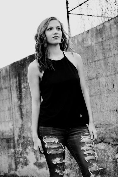 Ladies High-neck tank