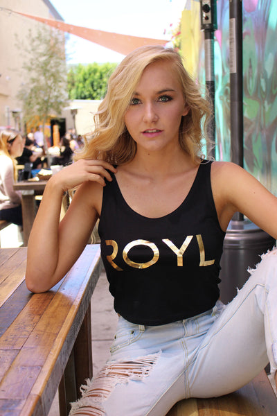 Women's "ROYL Foil" Croptop