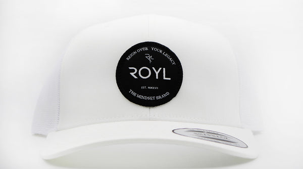 ROYL Baseball Snap Back- White